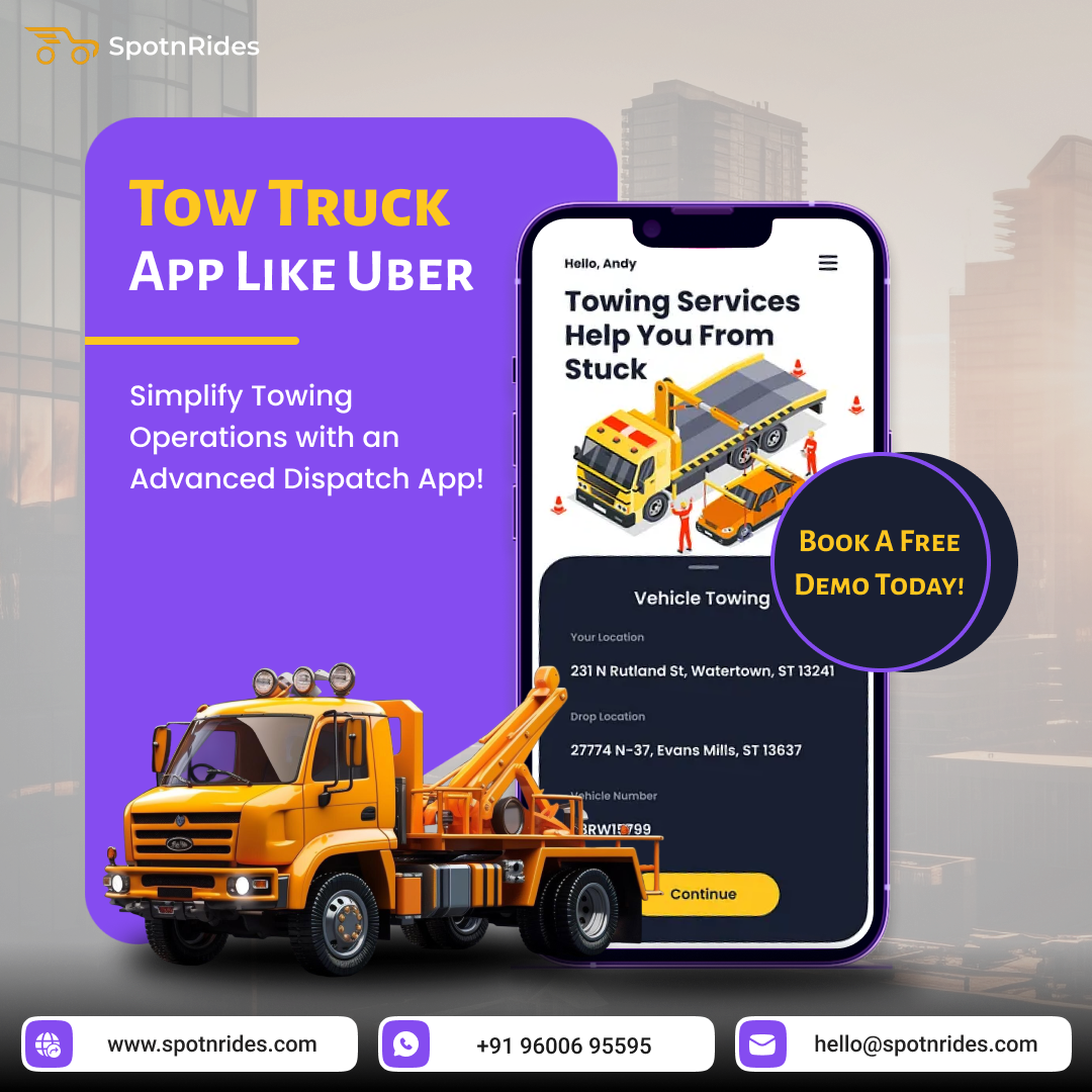 Launch Your Profitable Tow Truck Business with SpotnRides Today