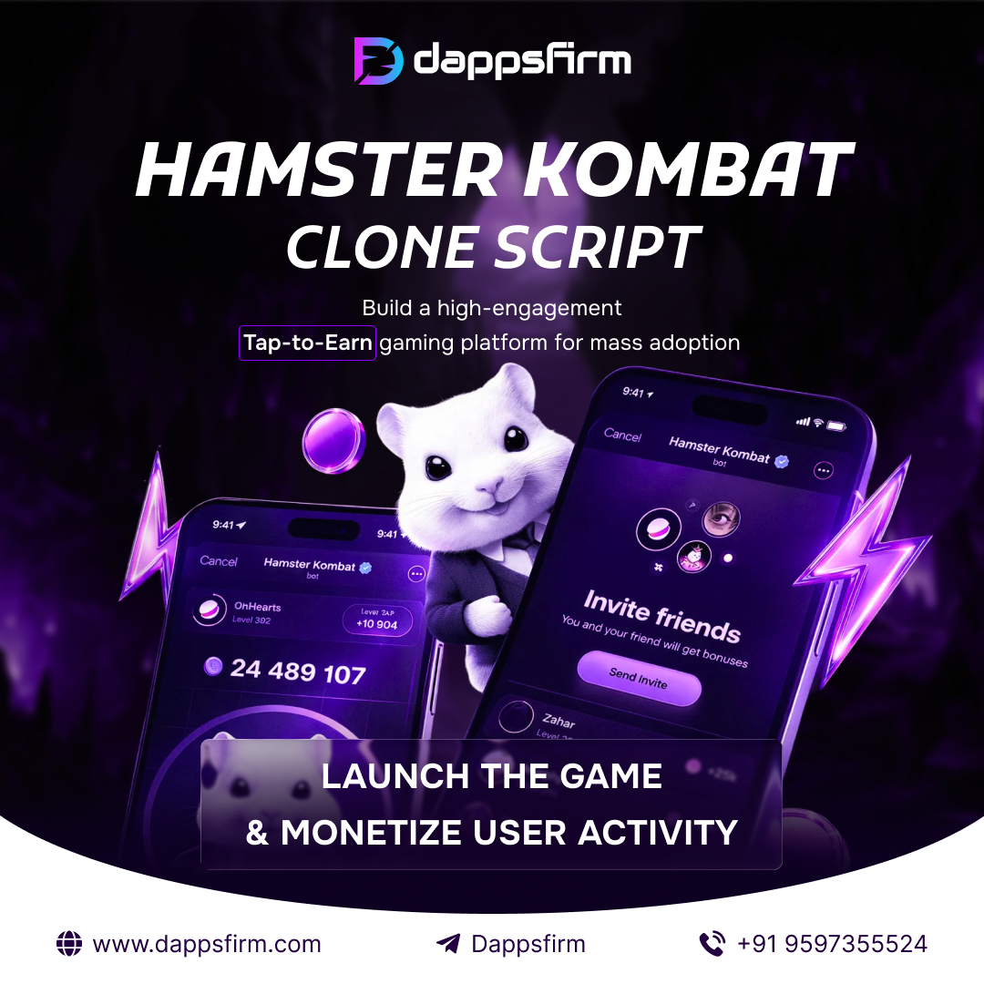 Create a High-Retention Tap Game Ecosystem Using Hamster Kombat Clone Script