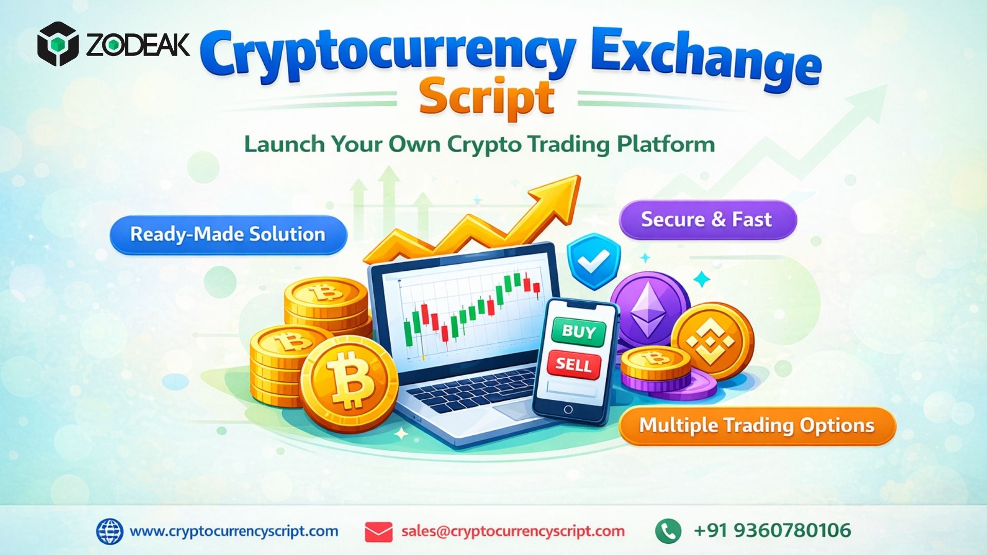 Launch Your Crypto Platform with Cryptocurrency Exchange Script