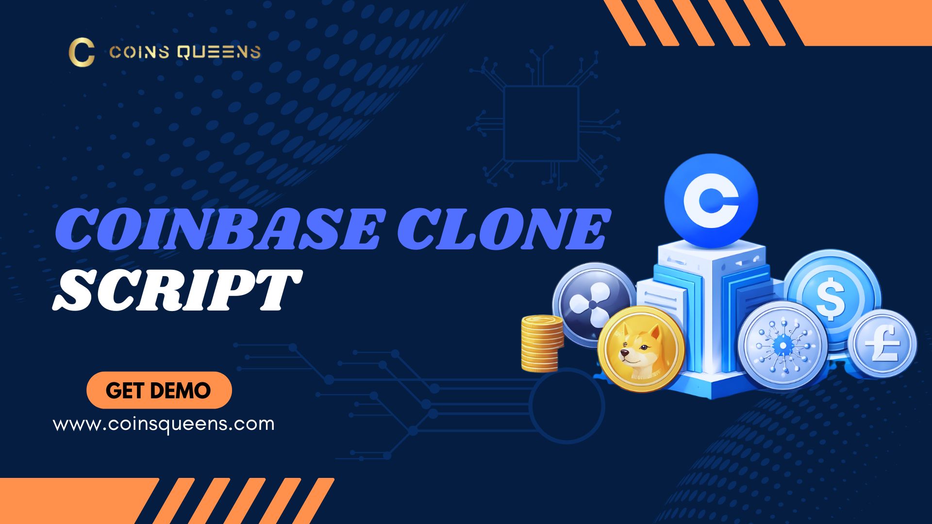 CoinsQueens Coinbase Clone Script for Crypto Exchanges