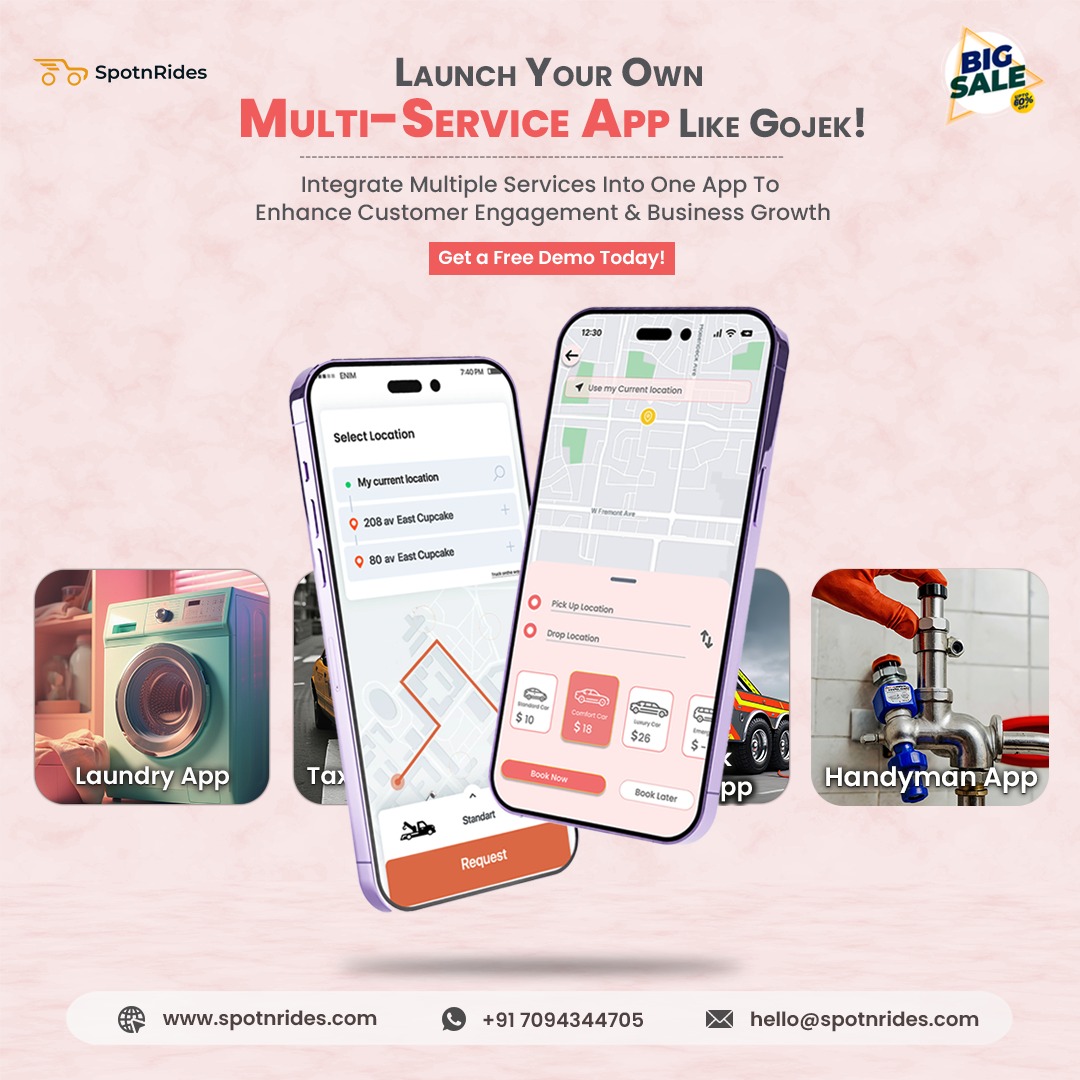 On-Demand Multi-Service App Solution – All Services in One Super App