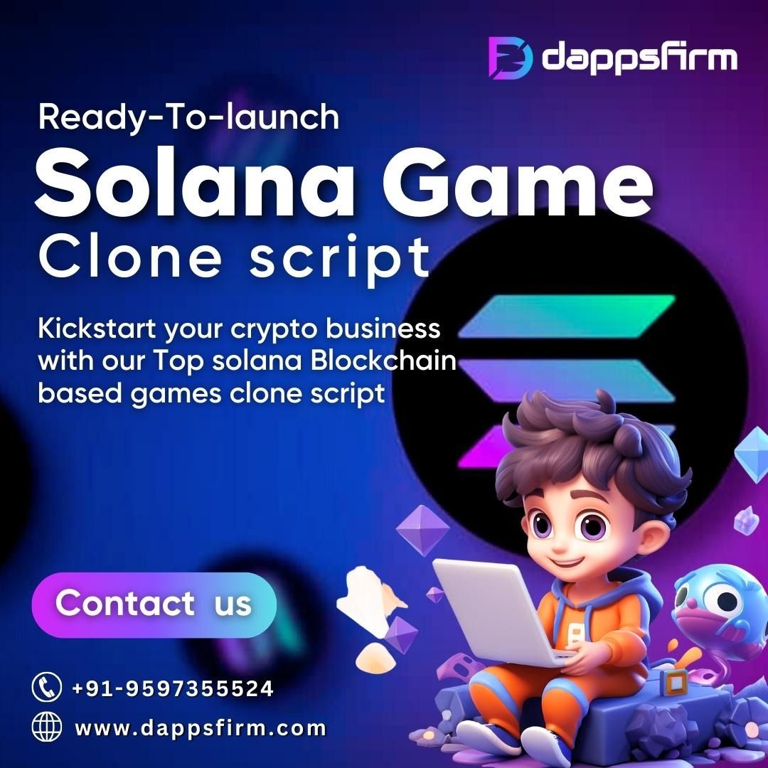 Enter the Web3 Gaming Market Fast with Our Ready-Made Solana Game Clone Script