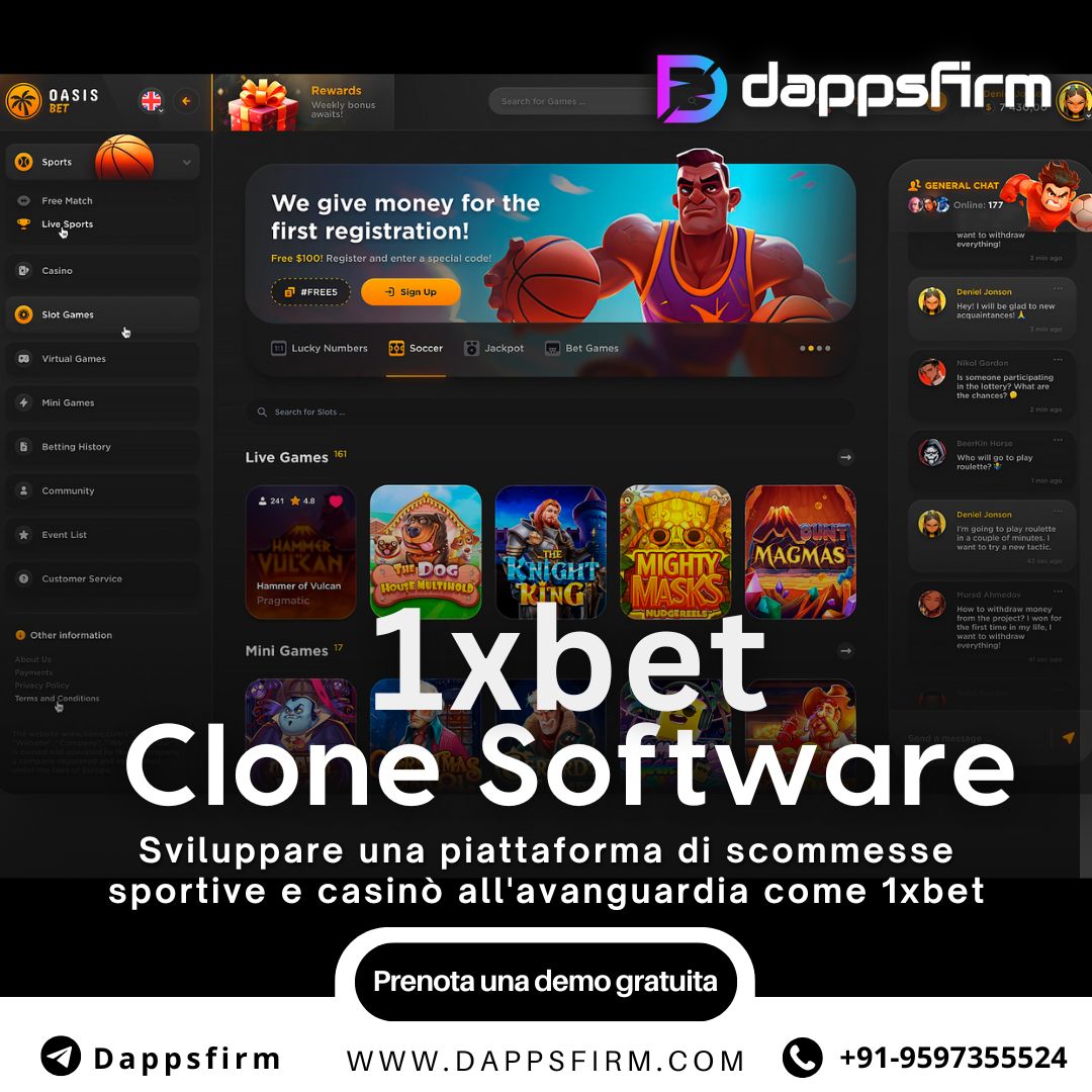Advanced 1xBet Clone Script with Live Betting & Crypto Support – Free Demo