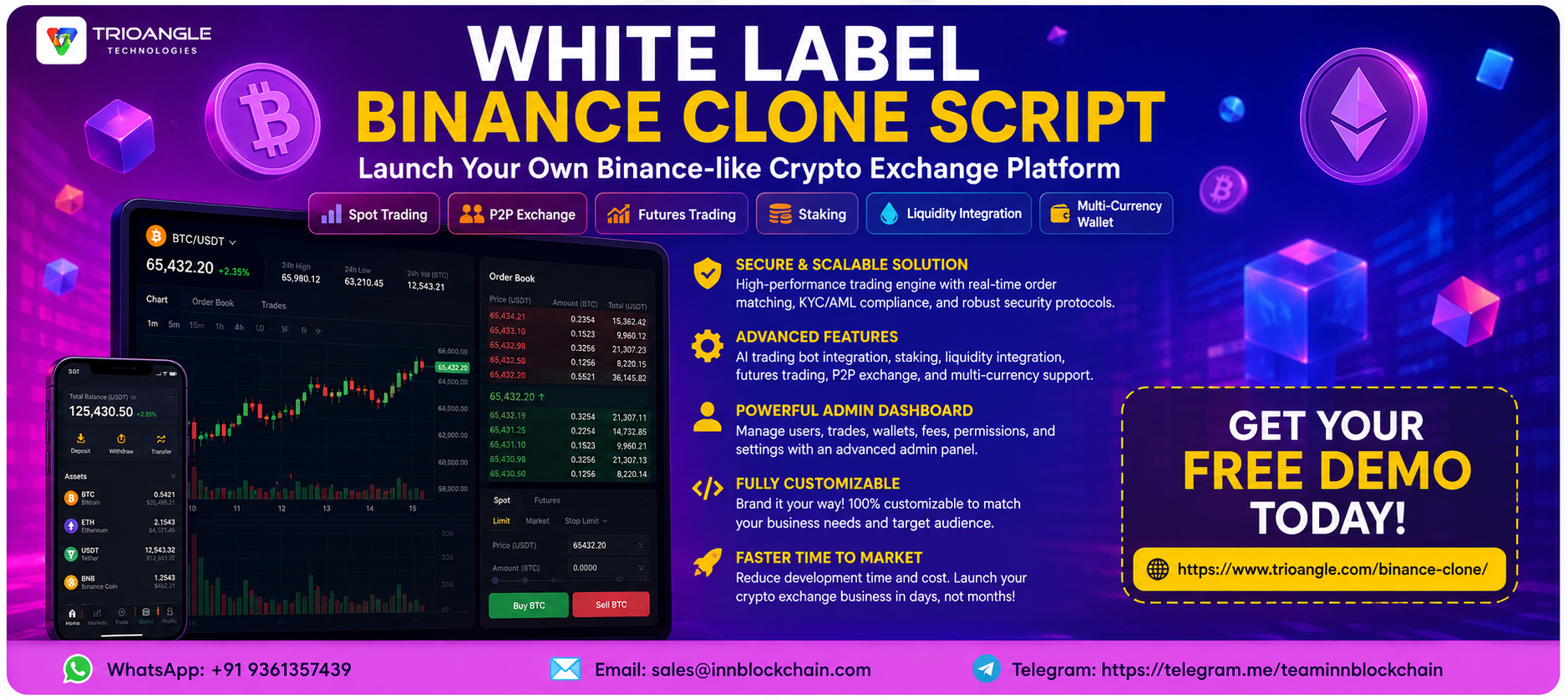 White Label Binance Clone Script