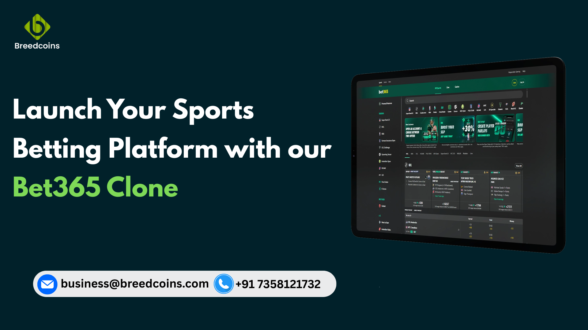 Launch Your Sports Betting Platform with our Bet365 Clone