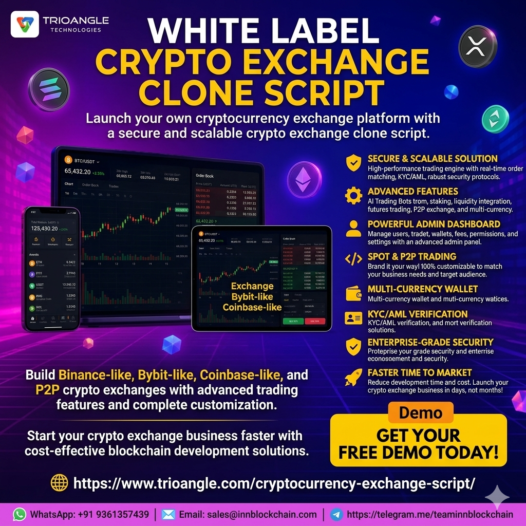 White label Crypto Exchange Clone Script