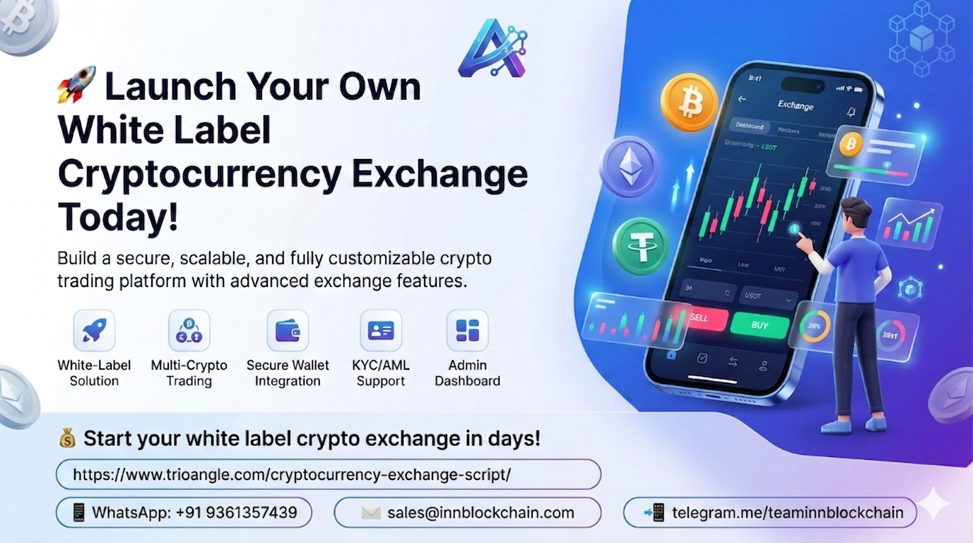 🚀 White Label Cryptocurrency Exchange Script