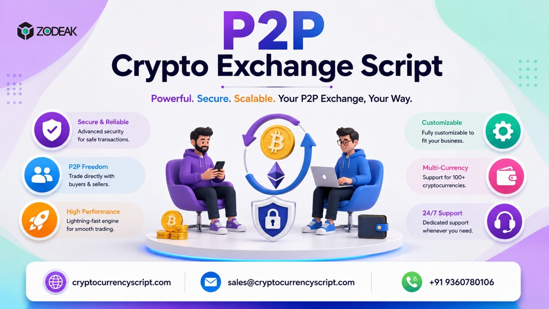 P2P Crypto Exchange Script for Secure Trading