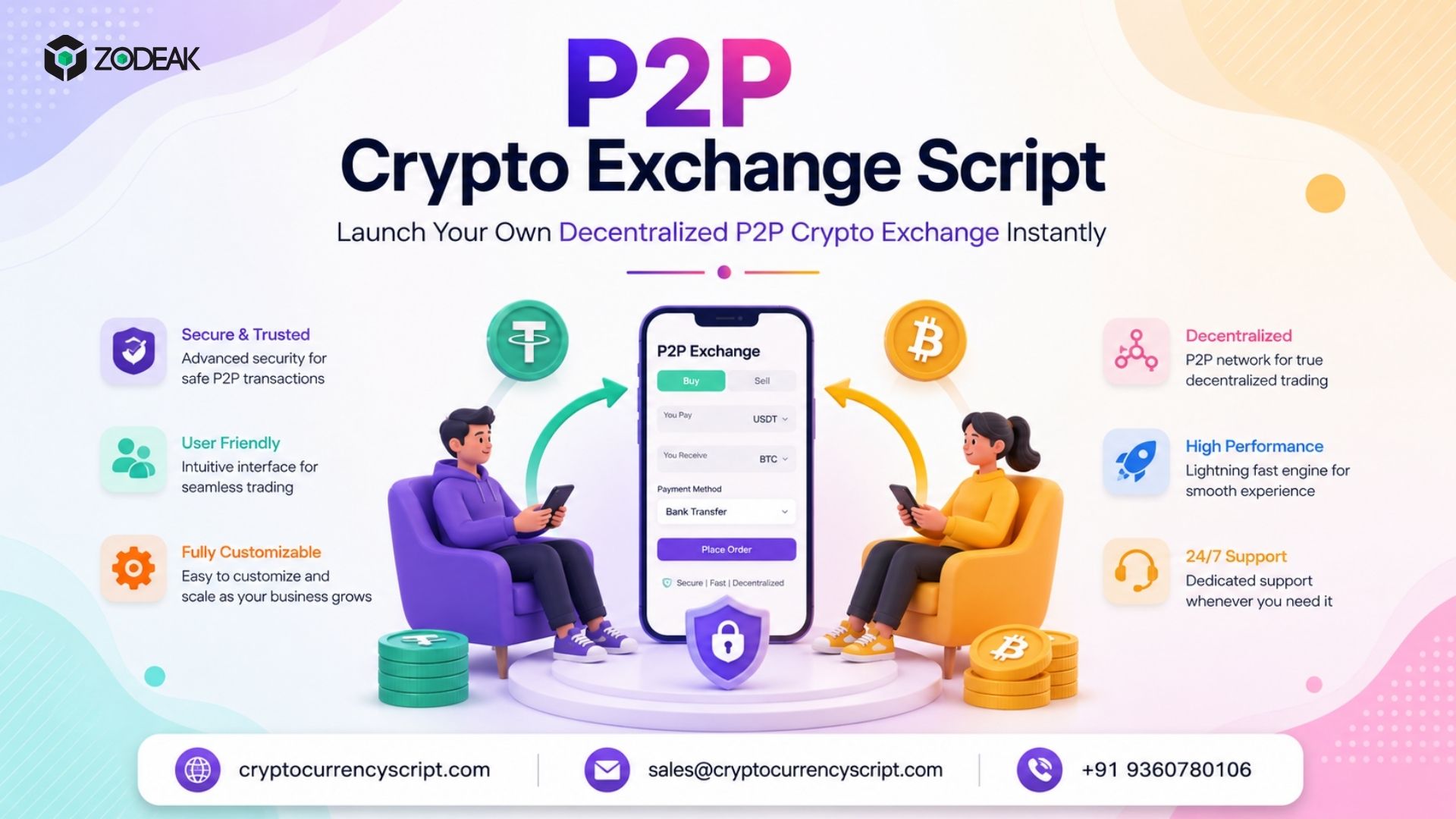 Launch Your Own P2P Crypto Exchange Platform