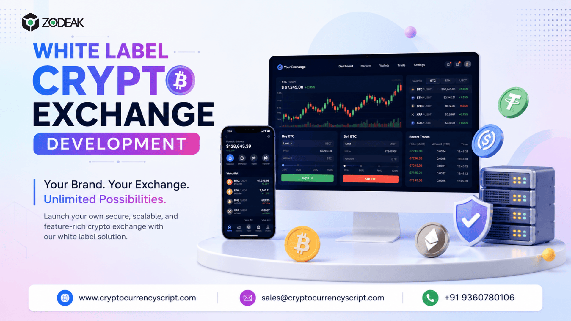 US-Based White Label Crypto Exchange Development Solutions