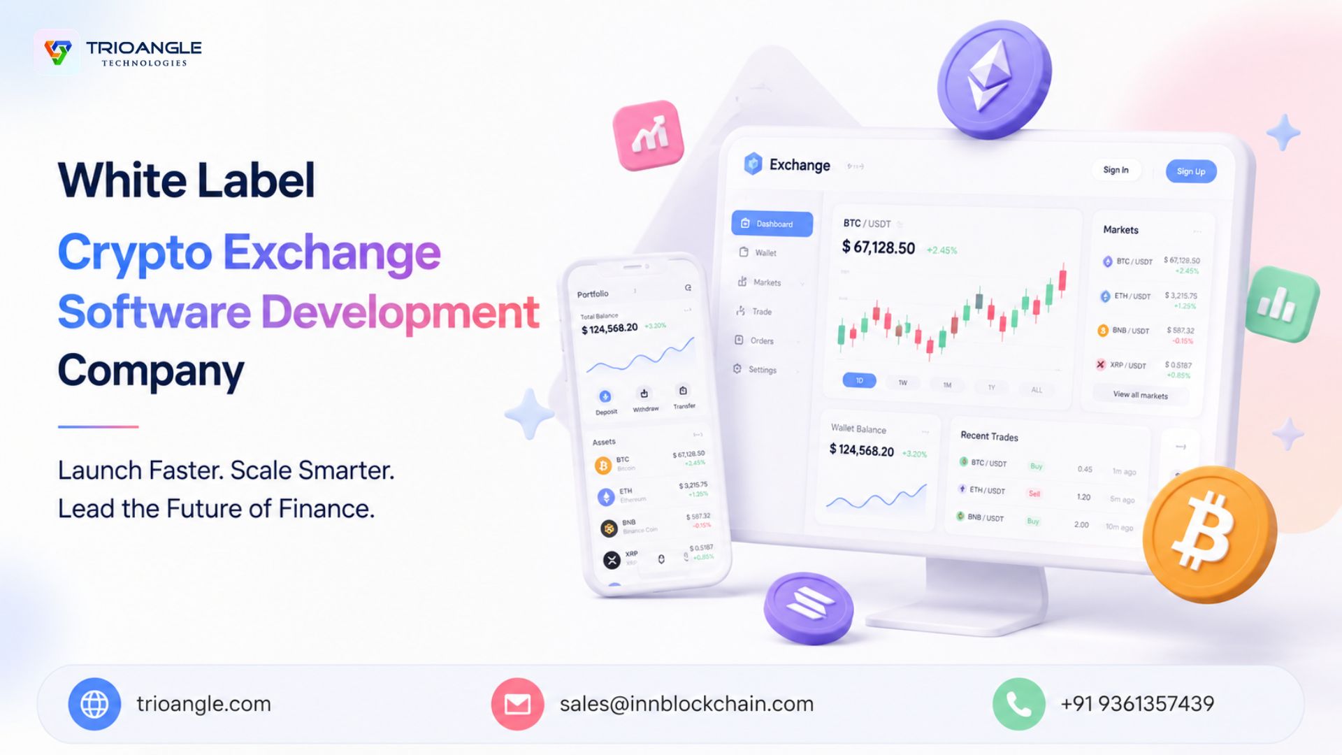 Launch Your Crypto Exchange Faster with White Label Solutions