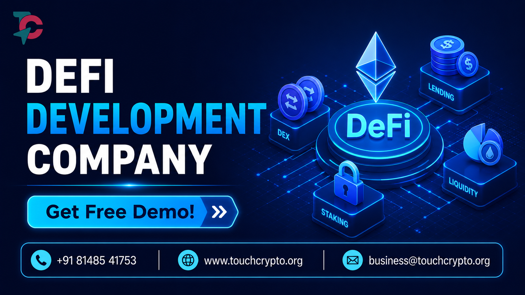DeFi Development Company | Decentralized Finance Solutions | TouchCrypto