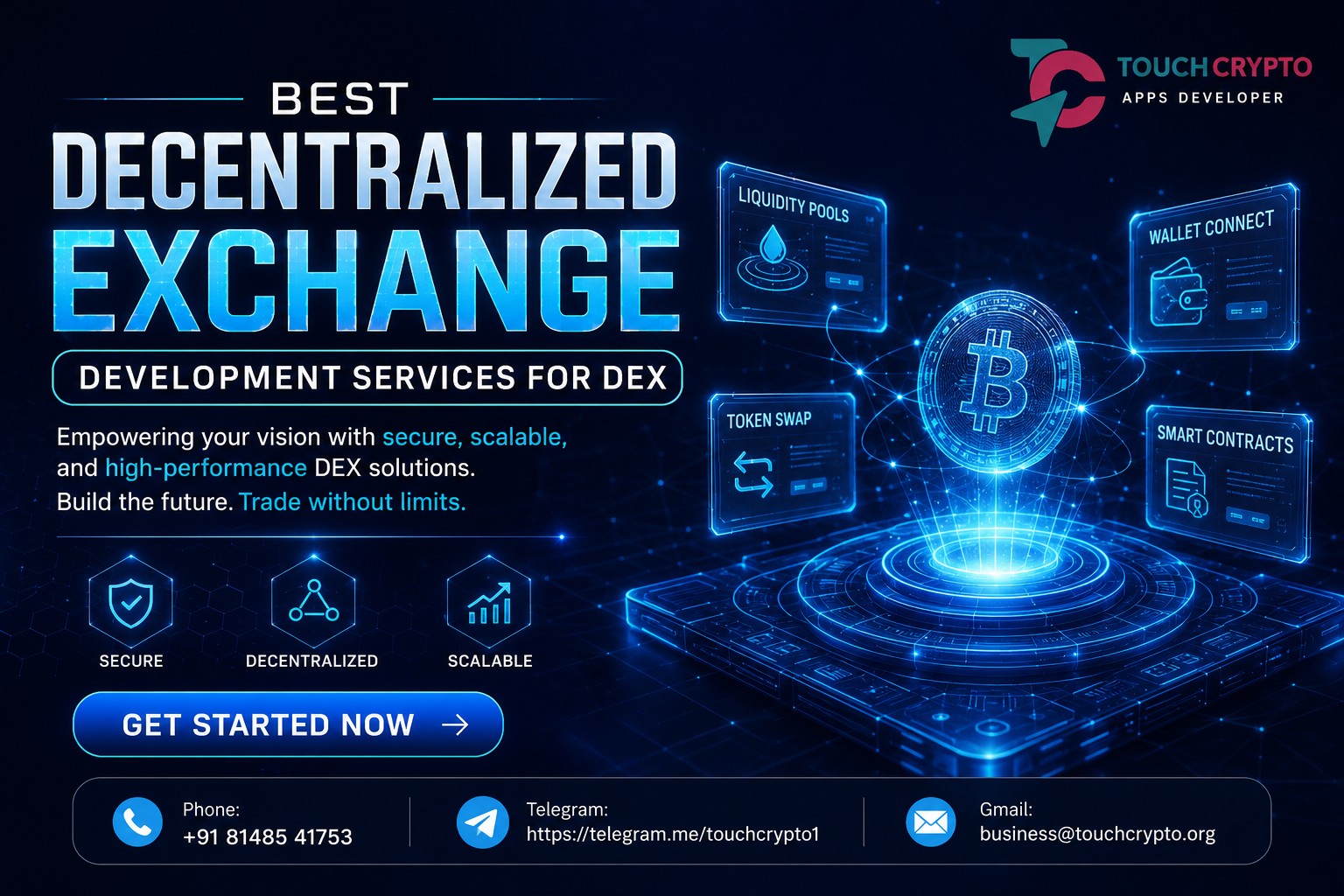 Best Decentralized Exchange Development Services for DEX