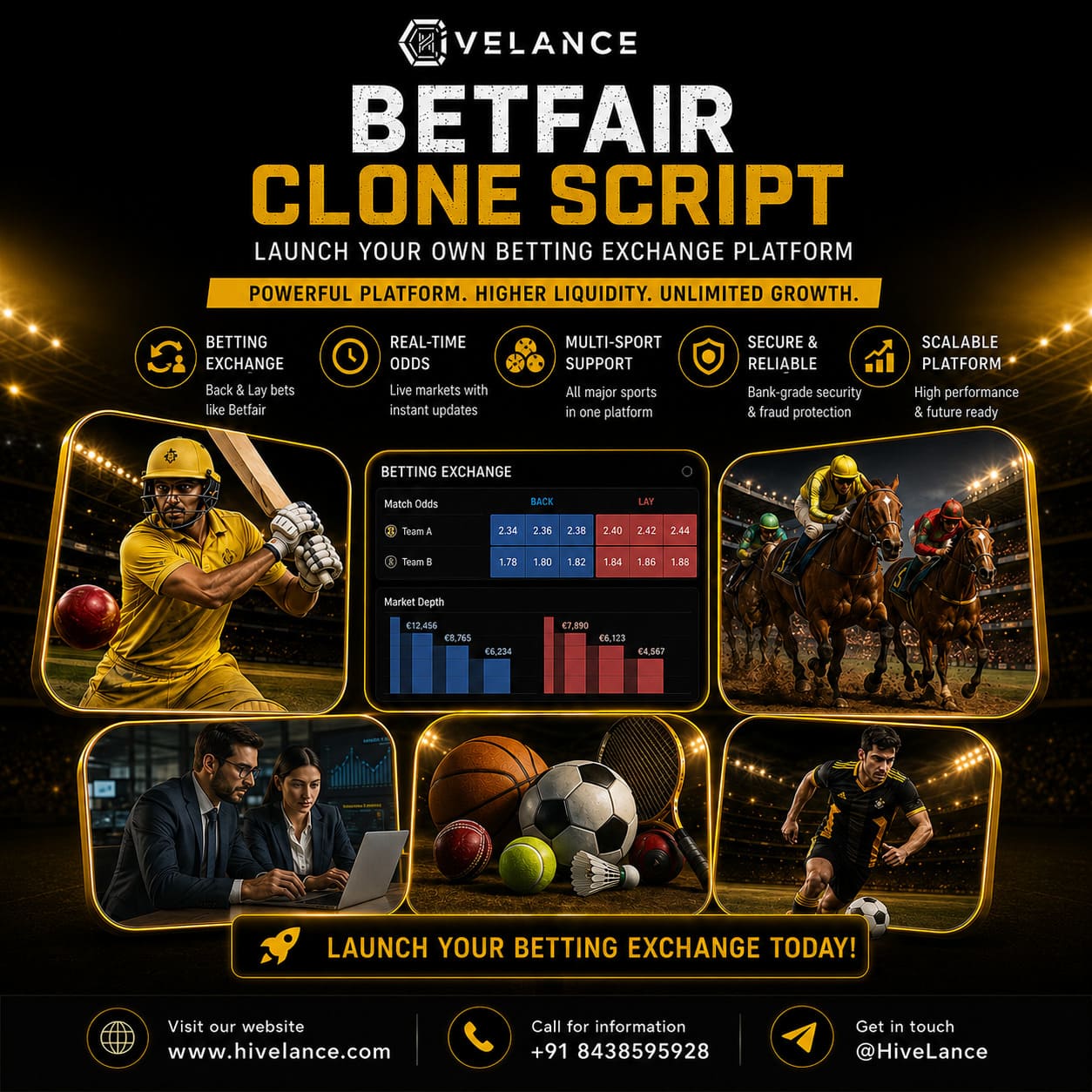 Launch a Peer-to-Peer Betting Platform – Betfair Clone Solution