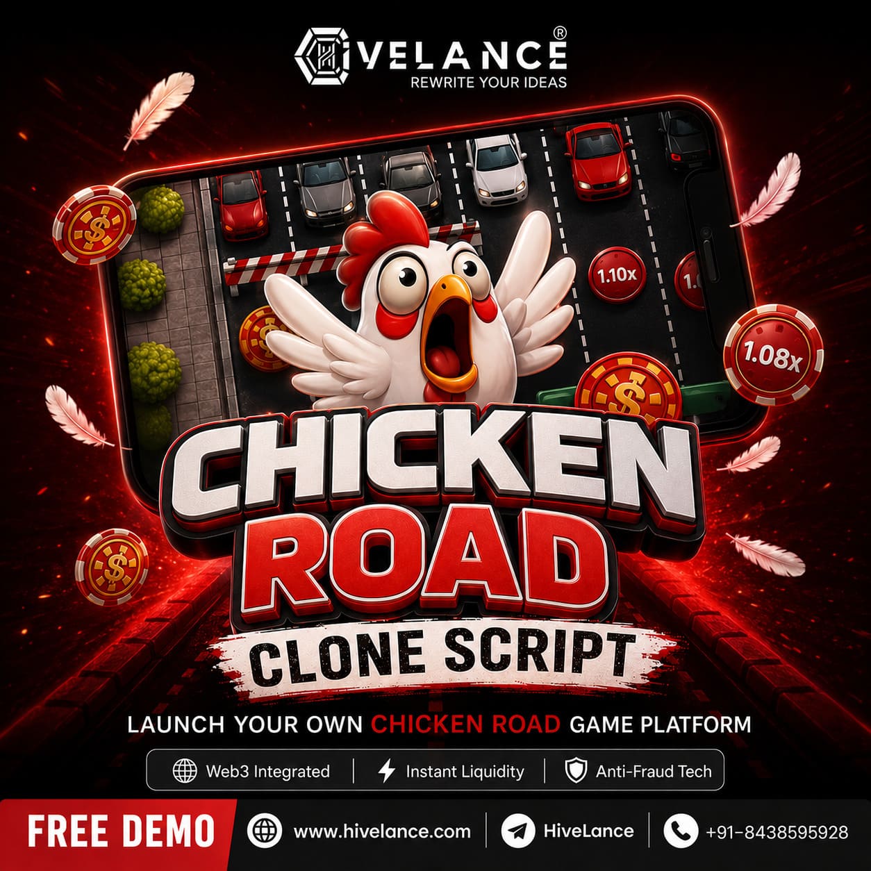 Chicken Road Clone Script for Sale – 100% Source Code