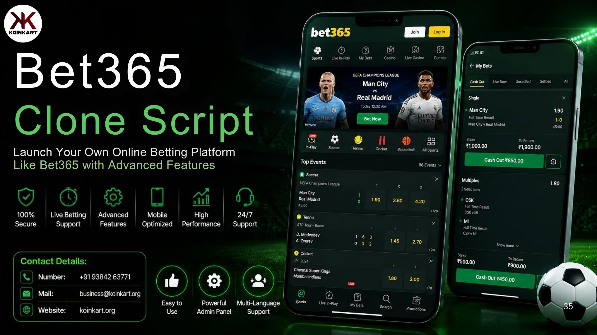 Launch Your Own Online Betting Platform Like Bet365 with Advanced Features