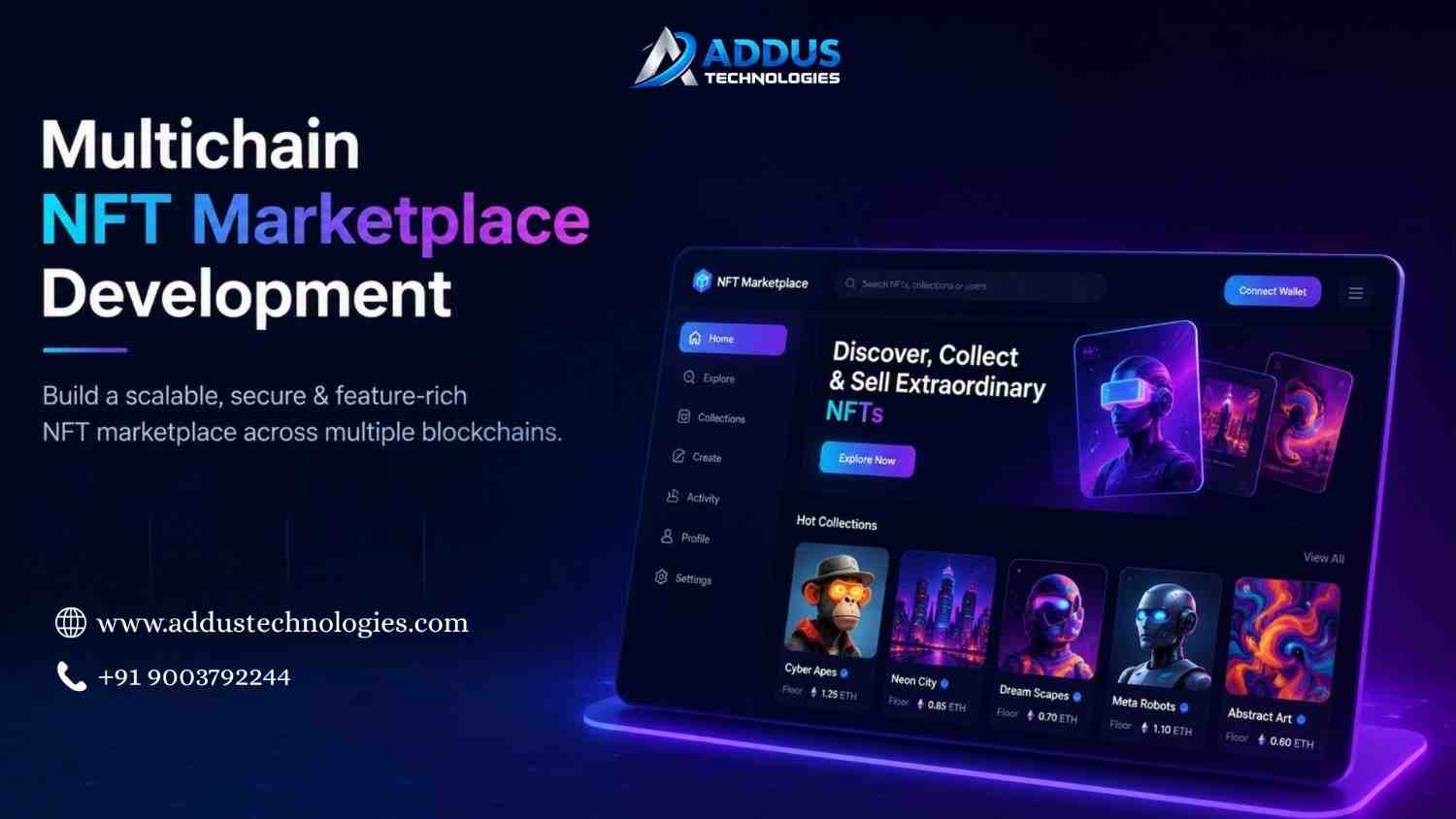Leading Multichain NFT Marketplace Development for Web3 Enterprises