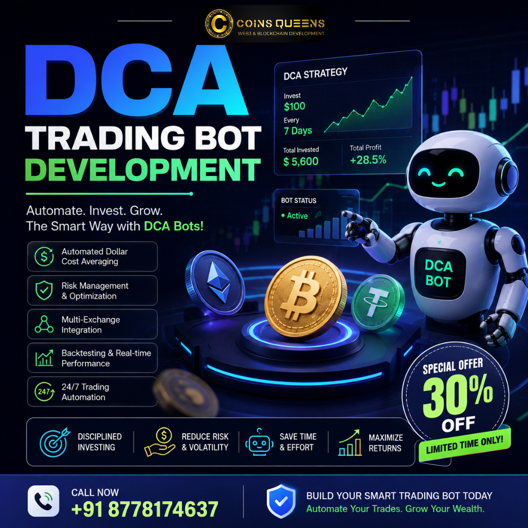 Exclusive DCA Trading Bot Development Offer – CoinsQueens