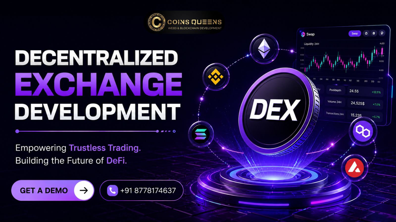 Decentralized Exchange Development Company Driving Next-Generation DeFi Innovation