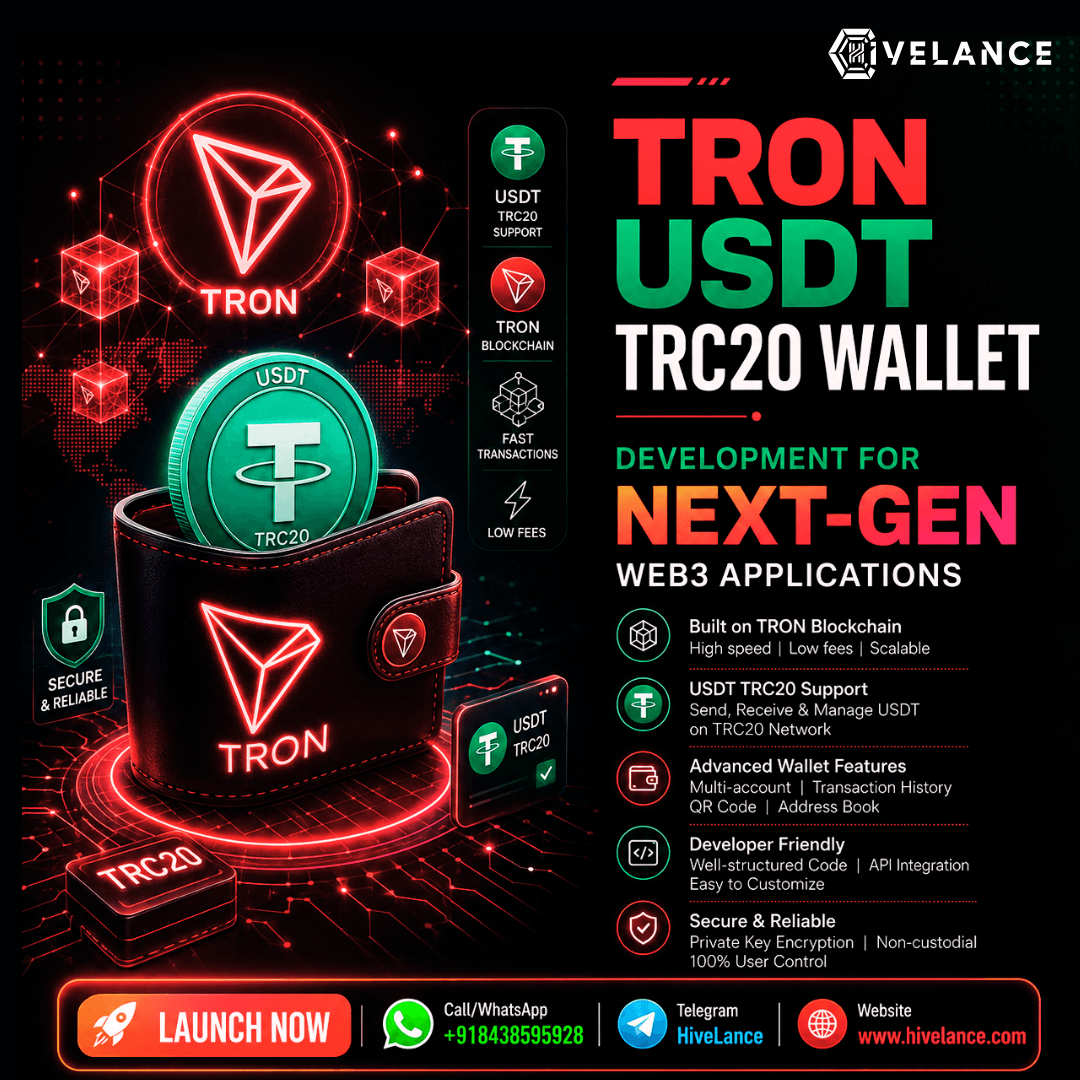 TRON USDT TRC20 Wallet Development for Next-Gen Web3 Applications