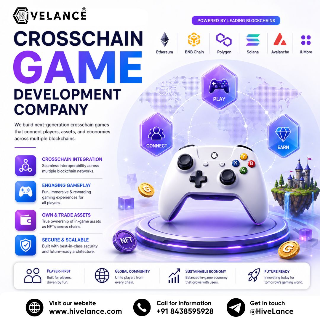 Crosschain Game Development Company: Creating Advanced Multi-Chain Gaming Solutions