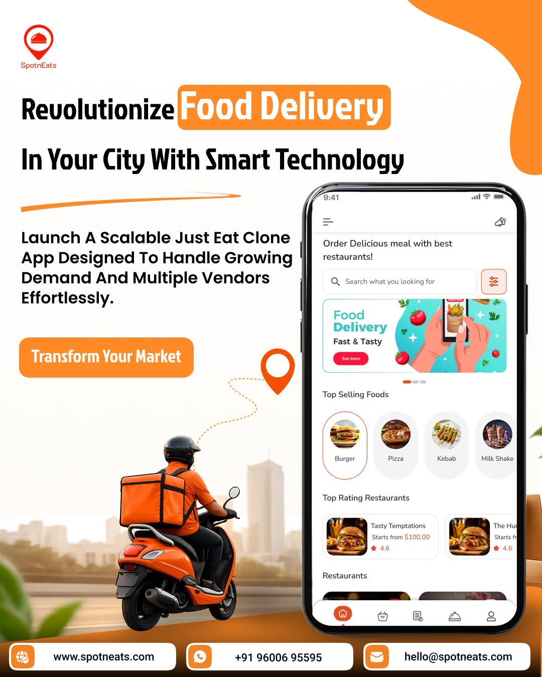 Launch Your Food Delivery Business with an UberEats Clone App
